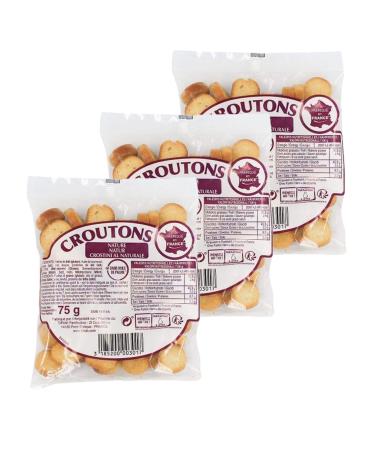 Tipiak 3 Plain Croutons - Tipiak - 75g Bag