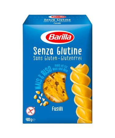 Buy Barilla Gluten-Free Fusilli Pasta - Corn & Rice - 400g (2-Pack) - Perfect for Celiac & Gluten Intolerance - Buy Online on GoSupps.com