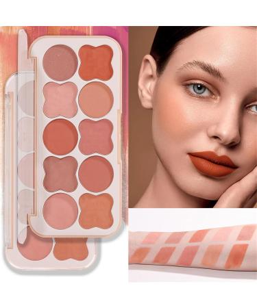  TianWlio multi purpose cream blusher cheek powder natural multicolour blush face blusher pearl effect makeup foundation contour pressed - Buy Online on GoSupps.com