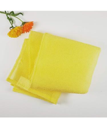 Nylon Back Towel Scrubber  Bath and Shower Wash Cloth for Smooth Beautiful Skin (1-Pack) 40x11 Inch (Pack of 1)