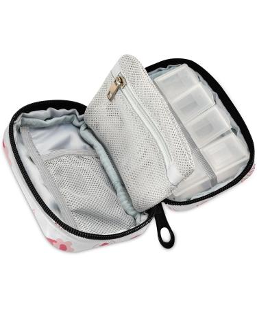 Pfrewn 7-Day Axolotl Pill Organizer Case - Travel-Friendly Vitamin & Medicine Holder Pouch Bag - Buy Online on GoSupps.com