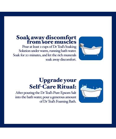 Dr Teal's Collagen + Hyaluronic Acid Epsom Salt Bath Soak - 2 lbs - Buy Online on GoSupps.com