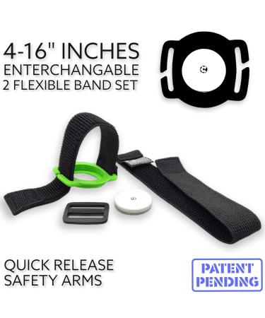 Adjustable Flex Band for Freestyle Libre 1 & 2 - 4-18 Inch Transmitter Protection Sensor Cover - No Adhesive Patches - Pink Bubble Gum - Buy Online on GoSupps.com