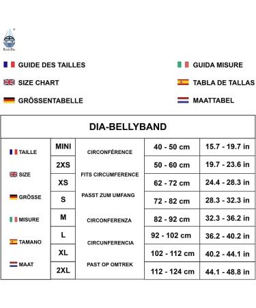 Dia-Belly Band for Insulin Pump | Comfortable Waistband for Sports Travel & Sleep | Universal Fit (M 82-92 cm) - Buy Online on GoSupps.com