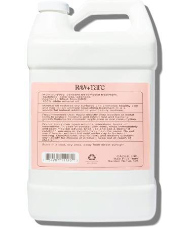 Food Grade Mineral Oil Gallon for Cutting Boards & Kitchen Tools - Vegan, Safe for Wood/Bamboo, Butcher Block Conditioner - 1gal by Raw Plus Rare - Buy Online on GoSupps.com