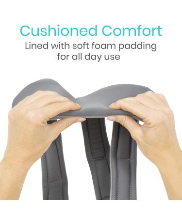 Vive Resting Hand Splint (Left) - Night Wrist Finger Brace - Thumb Stabilizer for Arthritis, Carpal Tunnel - Medium Gray - Buy Online on GoSupps.com