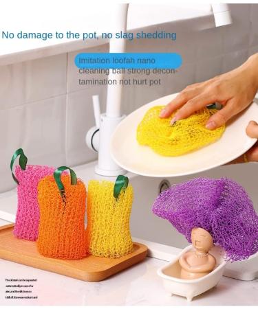 ShuWen 10pcs Stainless Steel Sponges Scrubbers Metal Scouring Pad Wire Scourer Steel Wool Cleaning Pads for Kitchen - Buy Online on GoSupps.com