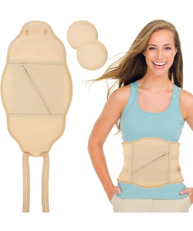 Duety 2/3Pcs Neck Waist Oil Pack Set Washable Reusable Essential Oil Wrap Mess-Free Oil Pack Wrap with Adjustable Elastic Strap Comfortable Oil Pack Leak-Proof Oil Pack for Neck Waist Relaxing 1 pair of chest pads Khaki No. 2 waist - Buy Online on GoSupps.com