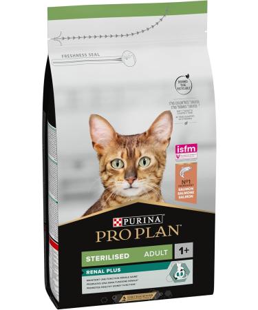 Pro Plan PURINE PRO PLAN Sterilized dry food for adult cats 1+ with OPTIRENAL rich in salmon pack of 1 (1 x - Buy Online on GoSupps.com