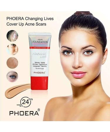 Foundation Full Coverage Soft Matte Liquid Foundation Makeup Cream Flawless Smooth Waterproof Lightweight 24H Long Lasting New Formula Tube Pack 60g (Pack of 1) 104 Beige Buff - Buy Online on GoSupps.com