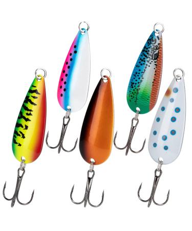THKFISH 10pcs Spinner Baits Fishing Spinners Spinnerbait Trout Lures  Fishing Lures for Bass Trout Crappie 1/8oz 1/5oz