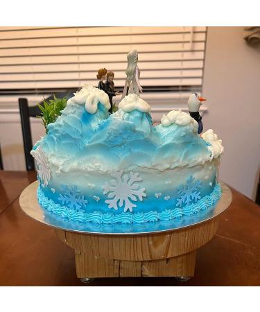 Tmade 50pcs Snowflakes Edible Cake Cupcake Toppers for Christmas Winter Theme Birthday Party Decoration - Buy Online on GoSupps.com