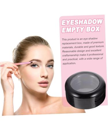 FOMIYES 16 Pcs Empty Eye Shadow Box Clear Blush Empty Makeup Containers Makeup Case Travel Cream Sample Blackx2pcs 4.1x3.8cmx2pcs - Buy Online on GoSupps.com
