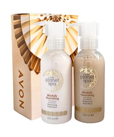 Planet Spa Blissfully Nourishing Gift Set - Avon Hand Wash & Lotion 150 ml in Elegant Gift Box - Ideal International Gift - Buy Online on GoSupps.com