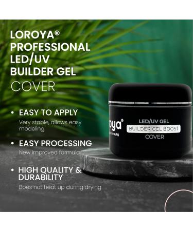loroya LED/UV Builder Gel Boost Cover 50 g Builder Gel Nail Extension Nail Manicure - Buy Online on GoSupps.com