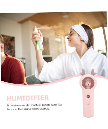 FRCOLOR Face Steamer Portable Steamer Humidifier Vocal Steamer Antlers Woman Simple Beauty Machine - Buy Online on GoSupps.com