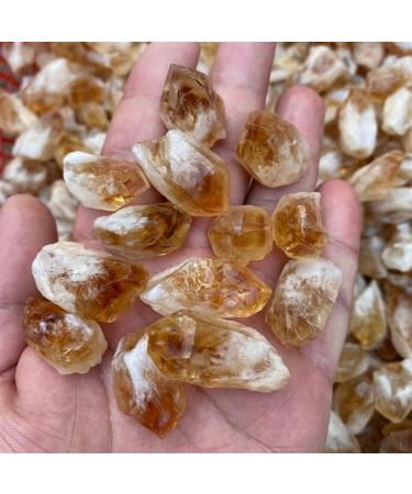 100g Bulk Rough Natural Citrine Point Quartz Druzy Crystal Cluster Specimen Stone Pendant Making Gifts - Buy Online on GoSupps.com