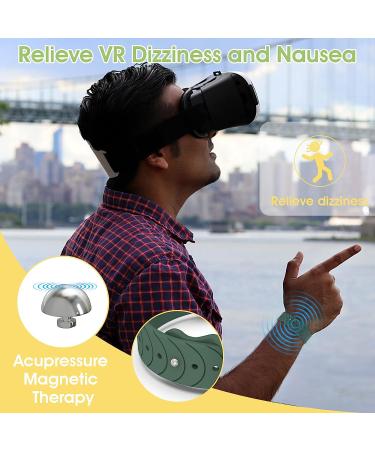Adjustable Acupressure Motion Sickness Bands for Natural Relief - Waterproof Wristbands for Nausea, Headaches, Anxiety, Insomnia - Perfect for Car, Air, Train, Sea Travel - C-beryl - Buy Online on GoSupps.com