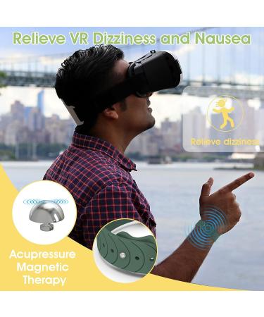 Motion Sickness Bands - Adjustable Acupressure Wristbands for Natural Relief of Nausea, Headaches, Anxiety - Waterproof and Effective for Car, Air, Train, Seasickness - Buy Online on GoSupps.com