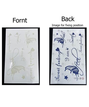 Kotbs Mermaid Whale Shark Semi-Permanent Tattoos | Plant-Based Ink | Waterproof Fake Tattoo Stickers | Long-Lasting | Adults & Kids - Buy Online on GoSupps.com