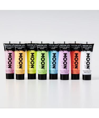 12ml Neon UV Face & Body Paint in Pastel Yellow | Moon Glow - Buy Online on GoSupps.com