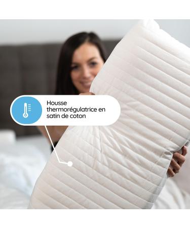 Buy Snapbuy Orthopedic Neck Support Pillow 80x40 cm - Ergonomic Sleeping Pillow for Side & Back Sleepers - Antisnore Design - 40x75 cm White - Buy Online on GoSupps.com