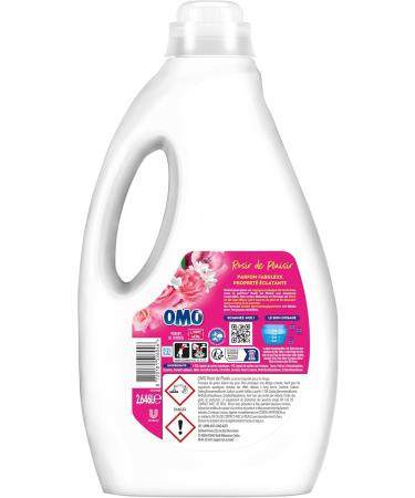Omo Liquid Laundry Detergent Pink Lilac White 2.646L - 63 Washes - Buy Online on GoSupps.com
