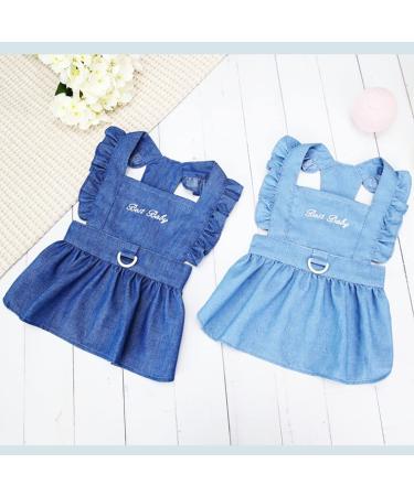 Luxury Dog Dress for Small Puppies - Rock & Tutu Styles Wedding & Evening Outfits XL Light Blue - Buy Online on GoSupps.com