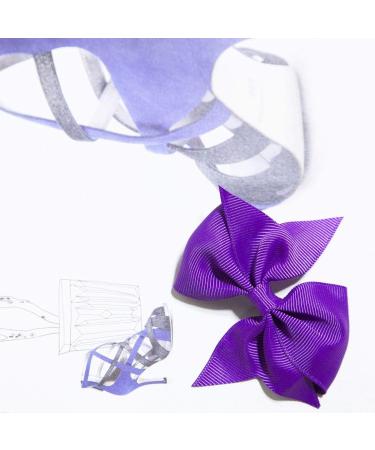 JOYOYO 20 Pcs Pinwheel Hair Bows for Girls - 3.5 Inch Grosgrain Ribbon Clips for Toddlers - Buy Online on GoSupps.com