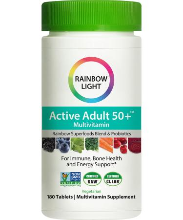 Rainbow Light Active Adult 50+ 180 Tablets
