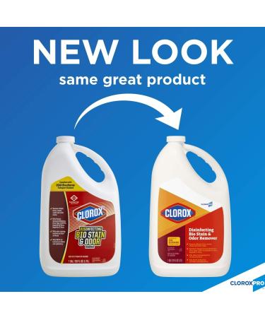 CloroxPro Disinfecting Bio Stain & Odor Remover Refill - 128 Oz (International Shipping Available - Buy Online on GoSupps.com