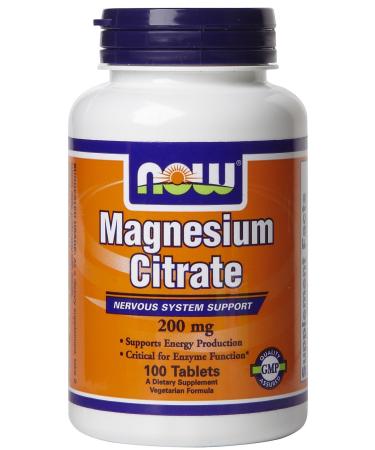 Magnesium Citrate (200mg) 100 tabs - Buy Online on GoSupps.com