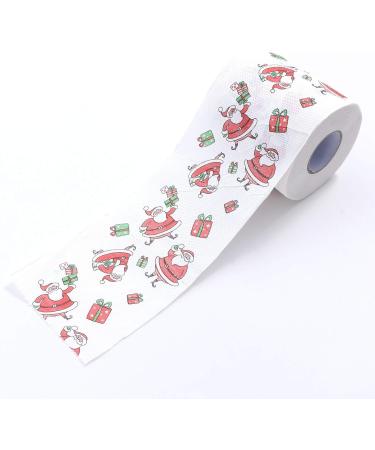 Merry Christmas Toilet Paper Highly Collectible Novelty Paper Towels Funny Gag Gift for Christmas Stocking Stuffers Party Favors 1 - 10pcs - Buy Online on GoSupps.com