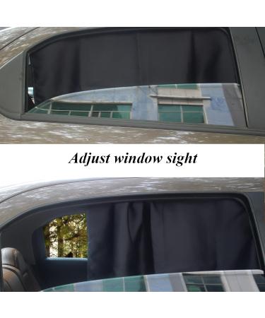 ZATOOTO Car Sun Shades - UV Protection Car Curtains for Baby, Kids, Pets, and Adults - 2 PCS Black 50*78cm - Buy Online on GoSupps.com