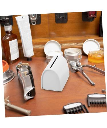 Sewacc Box for Hairdresser - Portable Sound Recycling & Blade Disposal Case | White Wrought Iron Knife Holder - Buy Online on GoSupps.com