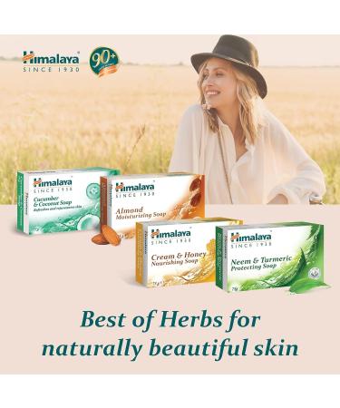 Hinalyaa Herbals Almond & Rose Soap - 75gm (Pack of 6) | Natural Skincare | International Shipping - Buy Online on GoSupps.com