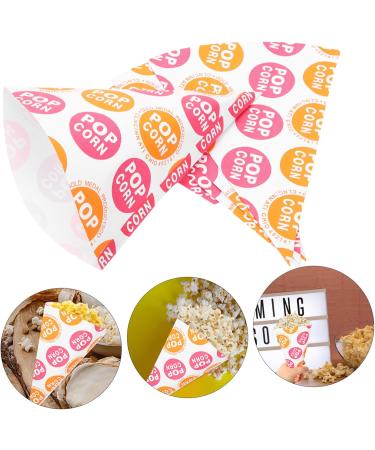 Beavorty 200 Pcs Popcorn Bag Clear Snack Bags Mini Gift Bags for Favors Cookies Bags Candy Bags Clear Goody Bag Cookie Gift Bags Cone Shaped Treat Bags Party Christmas Paper Child Biscuit - Buy Online on GoSupps.com