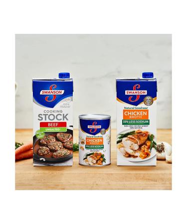 Swanson 50% Less Sodium Beef Broth  32 oz. - Buy Online on GoSupps.com