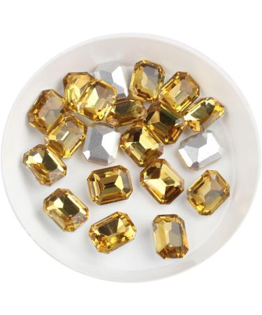 100pcs Nail Glass Rhines Rectangle Pointed Bottom 3D Strass Gem Manicure Nail Art Decoration Home Collections (Color : Rose Size : 8X10mm/0.31 * 0.39in) 8X10mm/0.31*0.39in Rose - Buy Online on GoSupps.com