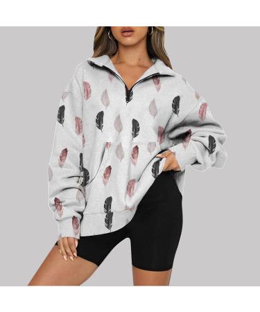 Buy Creoqiji Women's Elegant Sweater - Fashionable Printed Long-Sleeve Zipper Collar Bathrobe in Black - Casual & Trendy Women's Apparel - Buy Online on GoSupps.com
