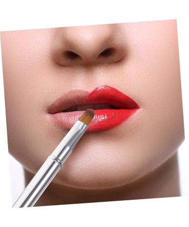 Minkissy Double Ended Lipstick Brush Set - 3pcs Makeup Applicator with Cover | Lip Balm & Lipstick Tool | Artificial Fiber Telescopic Lip Brush - Buy Online on GoSupps.com