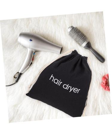 AUTSUPPL 3pcs Hair Dryer Storage Bag Hair Dryer Holder Hair Dryer Tool Canvas Cosmetic Bag Drher Black Fabric - Buy Online on GoSupps.com