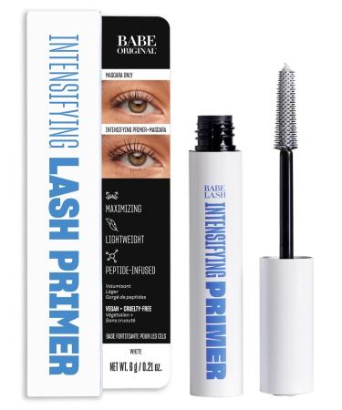 Babe Original Intensifying Lash & Mascara Primer and Lash Mask with Peptides Shea Butter & Castor Seed Oil Condition & Nourish Boost Mascara Length Definition Volume Cruelty-Free & Vegan