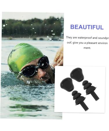 Beaupretty Noise Cancelling Ear Plugs - 2 Pairs Silicone Swimming & Travel Ear Protection - Soft Noise Reduction for Motorcycles - Light Grey - Buy Online on GoSupps.com