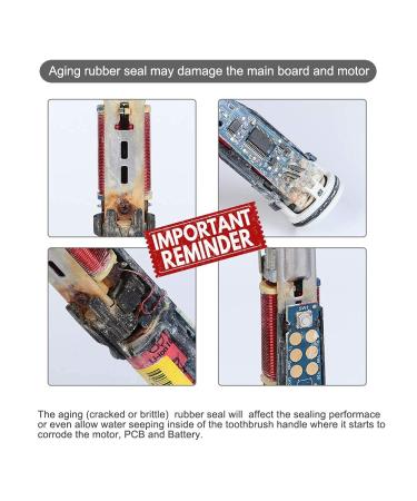 Universal Electric Toothbrush Waterproof Rubber Pad for Philips HX Series - Buy Online on GoSupps.com