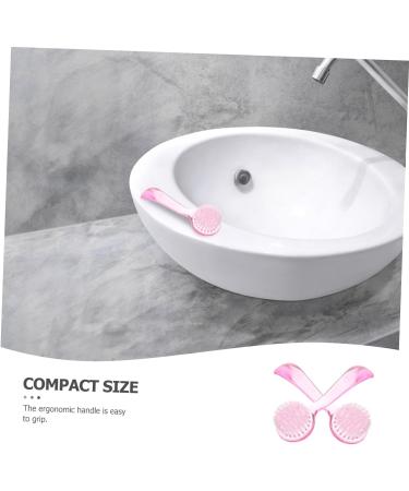 Healifty 4 Pcs Facial Cleansing Brush Set - Soft Hair Manual Horn Brush with Long Handle for Gentle Massage (Random Color) - Perfect for All Skin Types - Buy Online on GoSupps.com