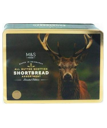 Marks and Spencer M&S Limited Edition All Butter Scottish Shortbread Assortment (designs may vary )