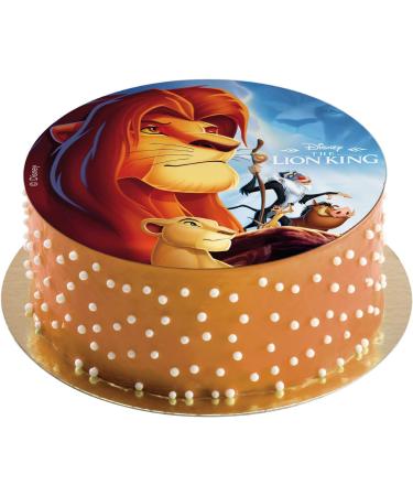 Dekora 236039 Lion King Edible Sugar Wafer Cake Topper 20cm 20 cm The Lion Konig - Buy Online on GoSupps.com