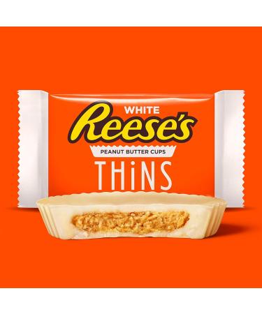 Reese's Thins White Cr me Peanut Butter Cups - 7.37oz - Buy Online on GoSupps.com