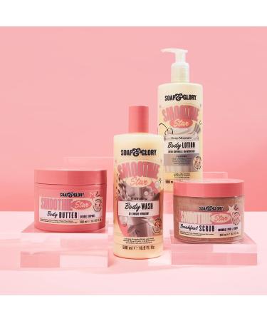 Soap & Glory Smoothie Star Moisturizing Shower Gel (500ml) | Hydrating Honey Milk Body Wash with Almond Scent for Revitalized Skin - Buy Online on GoSupps.com